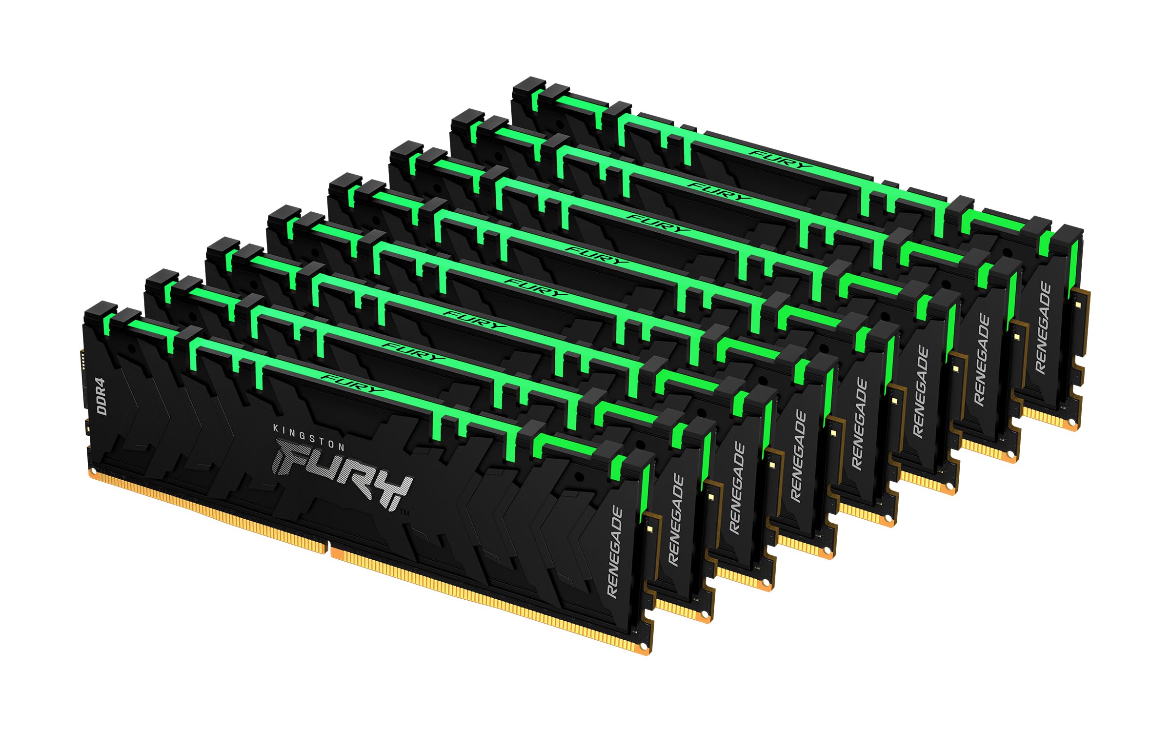 

Kingston Kingston FURY Desktop PC Memory DDR4 32GB x 8 Kingston FURY Renegade RGB CL16 RGB LED Lifetime Warranty 3200MT/s KF432C16RBAK8/256