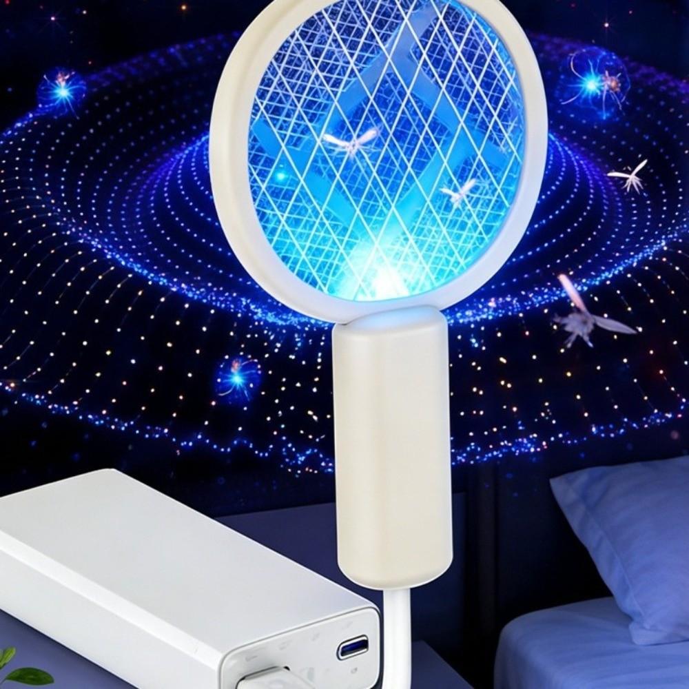 Mini Uccisore di Zanzare Portatile Ricarica USB Racchetta Elettrica Anti Zanzare Casa