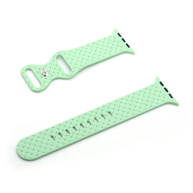 Silicone Braided Strap For Apple Watch Band 49mm 44mm 45mm 42mm iWatch 40mm 38mm 41mm Correa Watchband Bracelet Apple Watch Serie 7 3 5 6 Se 2