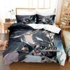 Game Genshin Impact Xiao Genshin Impact Bedding Set Single Twin Full Queen King Size Bed Set Aldult Kid Bedroom Duvetcover Sets