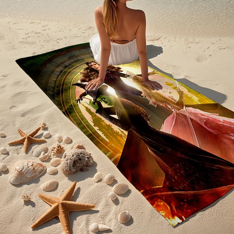 Wicked Fashion Beach Towel: Ideal for Summer Adventures Soft, Absorbent and Quick Drying Suitable for Swimming and Bathing