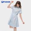 FILA FUSION Women's Pleated Polo Dress