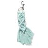 Vintage Hand Woven Macrame Key Chain Knitted Tassel Metal Buckle Key Ring Bohemian Style Car Keychain Bag Pendant Women Gift