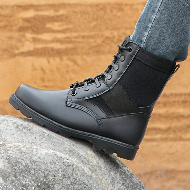 Herren Hohe Taktische Canvas Stiefel