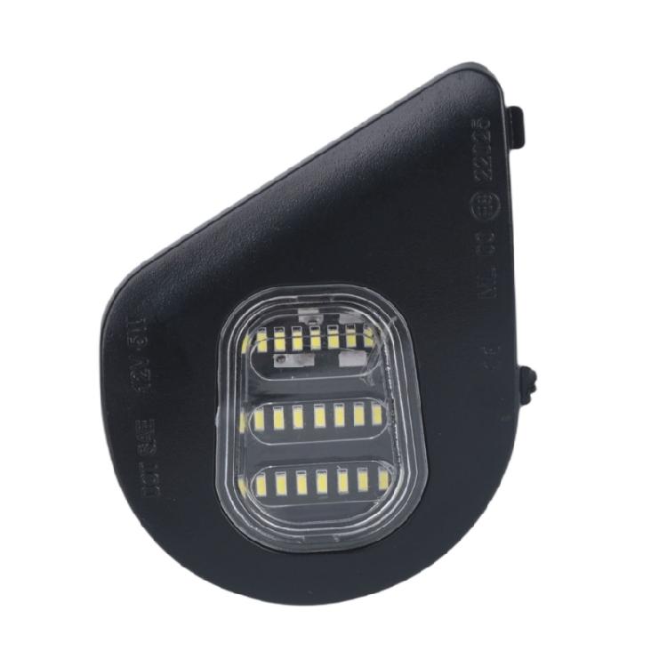 Vehicle Mirror Lighting Repair Assembly, Exterior Puddle Light with Grouped LED Array, Clear Lens and Original Connection Fit