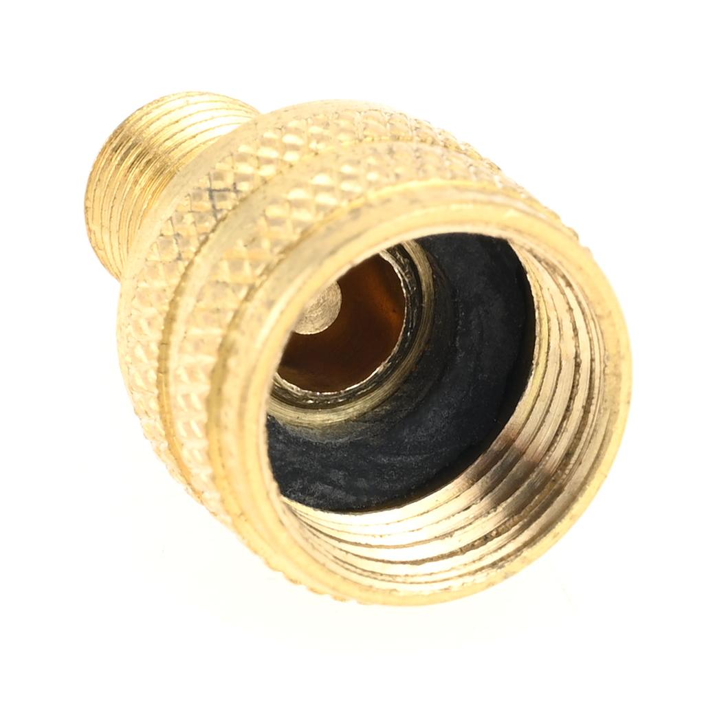 10PCS Brass Large Bore Tire Valve Stem Adapters External Tire Bore Valve Reducer Adapter Connector Good Performance 22mm Length