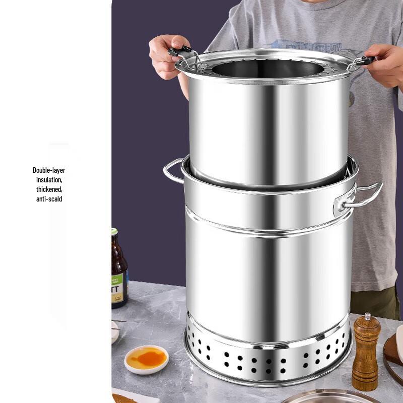 Shang Kao Jia Outdoor Smokeless Charcoal BBQ Grill