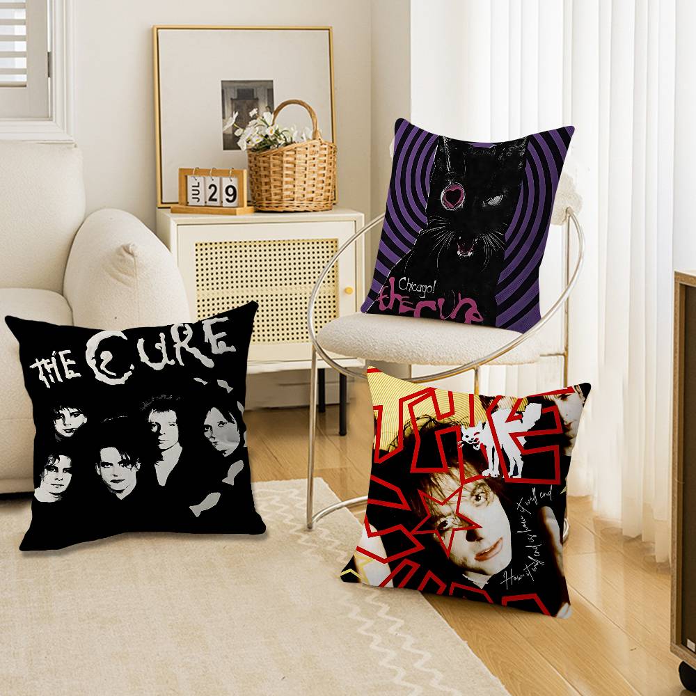 Classic T-The C-Cure Rock Band Cushion Cover Pillowcase Upholstery Sofa Throw Pillow Home Decor Pillowcas