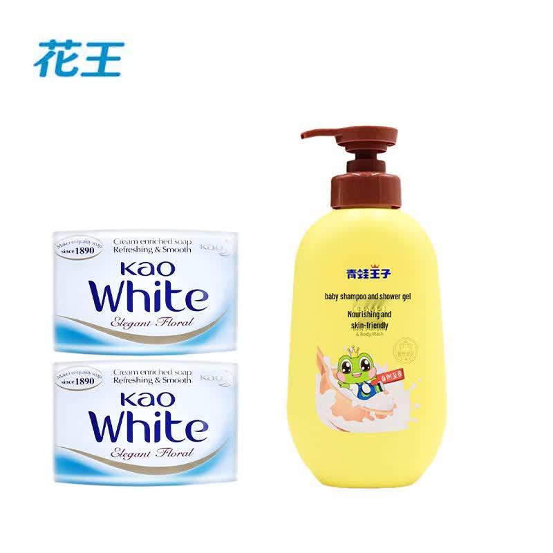 Kao Floral Soap  Frog Prince Milk Wash Bundle