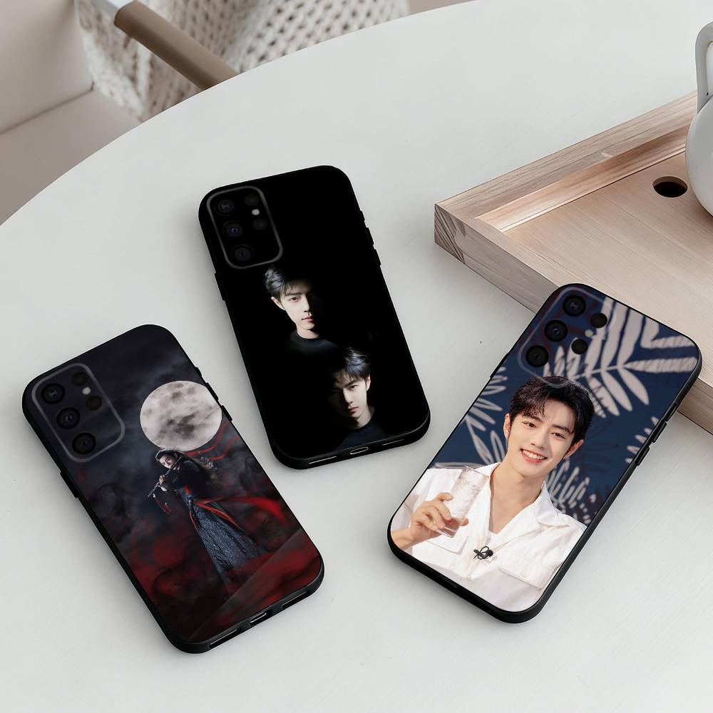 Chinese actors Xiao Zhan Phone Case For Samsung S25,S24,S21,S22,S23,S30,Ultra,S20,Plus,Others Soft Black Cover