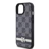 Dkny Dkhcp15Mpcptssk Iphone 15 Plus /14 Plus 6.7 Czarny/Black Hardcase Leather Checkered Mono Pattern & Printed Stripes