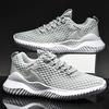 Mesh Breathable Shoes Men's Summer Hollowed Casual Mesh Sports Shoes Soft Sole Non-slip and Deodorant Putian Shoes