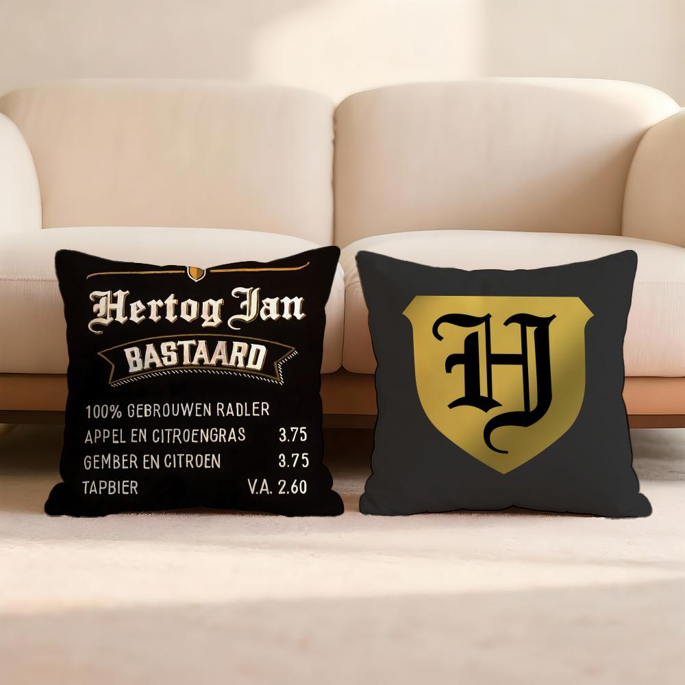 H-HERTOG JANS Cushion Cover Home & Car Multi-Scene Pillow Cover - Reversible, Soft & Durable for Daily Use