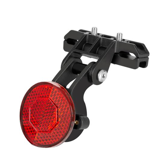 Bike Reflective Tail Light for AirTag Locator Mount Universal MTB Road Mountain Bicycle Saddle Reflector Rear Lamp Holder Bike Accessories