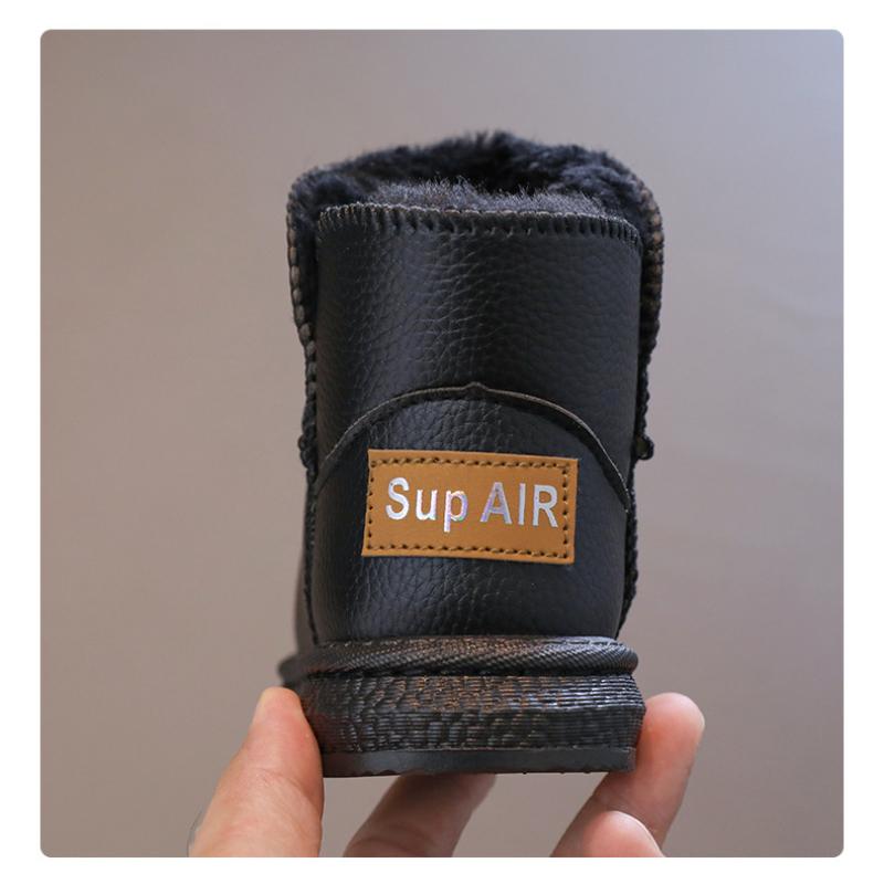 Winter Hot-selling Children's Plush Warm Thickened Comfortable Soft Sole Versatile Cotton Boots