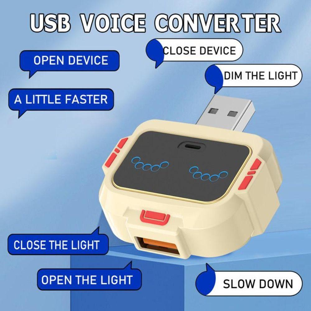 USB Interface Voice Control Socket English Voice Activation Voice Control Switch Home Use