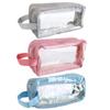 Pencil Pouch Transparent Students Pencil Bag Stationery Holder Bag Pencil Storage Bag Pen Case