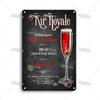 Mfoever Tin Sign Vintage Cocktail Recipe Metal Tin Sign Retro Bar Drink Menu Wall Art Decor for Pub Bar Man Cave Kitchen Rustic Iron Painting Pla