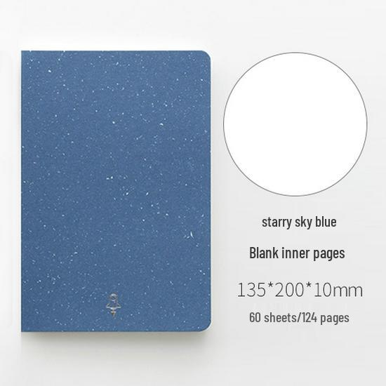 Inspiration Day & Night Starry Sky Planner: Retro Nude Binding Notebook with Lined, Blank, and Dot Grid Pages