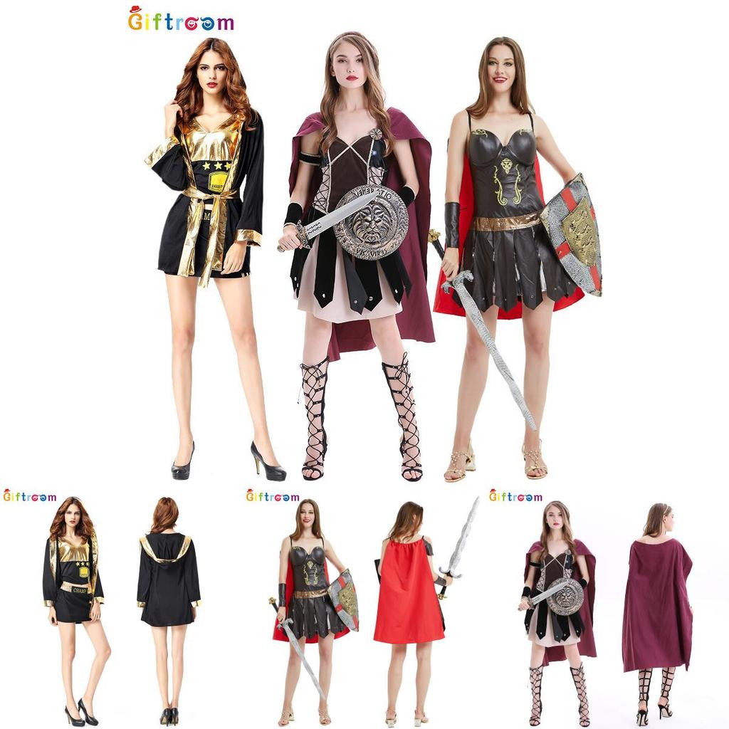 Trendy Samurai Costume For Women Featuring Exquisite Embroidery Perfect For Stage Shows And Festivals