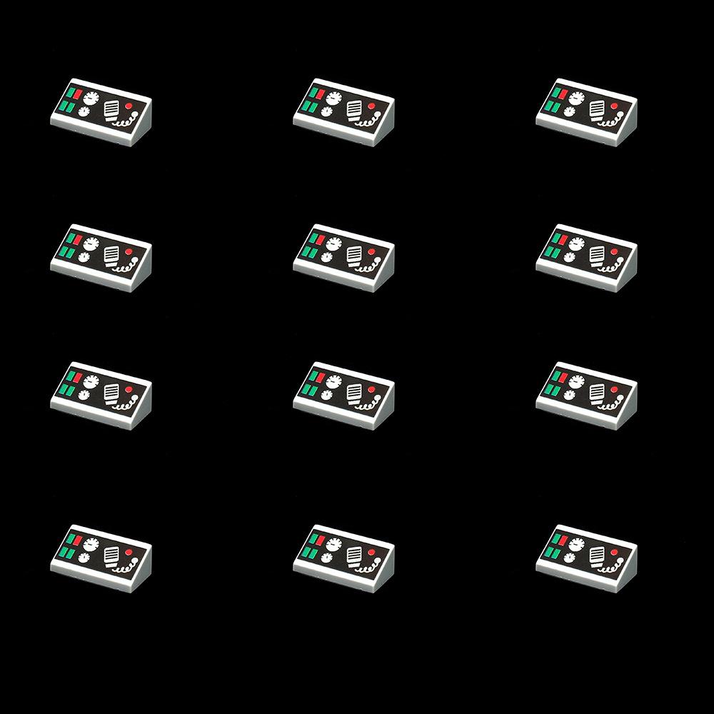 MOC 10PCS Radio Printing 85984 Pattern Building Blocks Car Vehicle Accessories Bricks Particle Toy Children Birthday Xmas Gifts