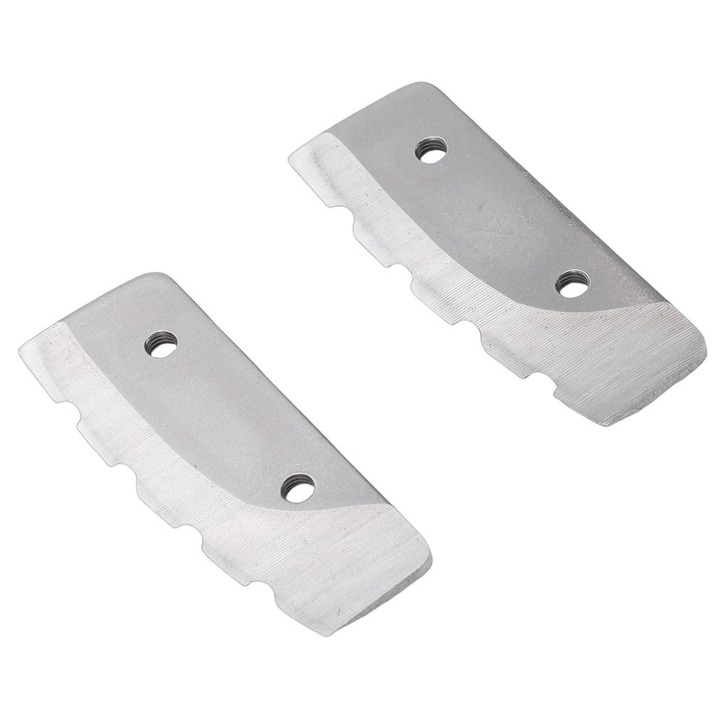 2 Pcs Ice Auger Blade Suitable for Eskimo 6 Inch Augers Hard Alloy Steel Ice Drill Blade Replacement with Screws and