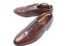 Pre-90s Vintage USA Made/HANOVER/Full Brogue Wingtip Goodyear Welt Shoes/10/27.5/Red Brown/Balmoral
