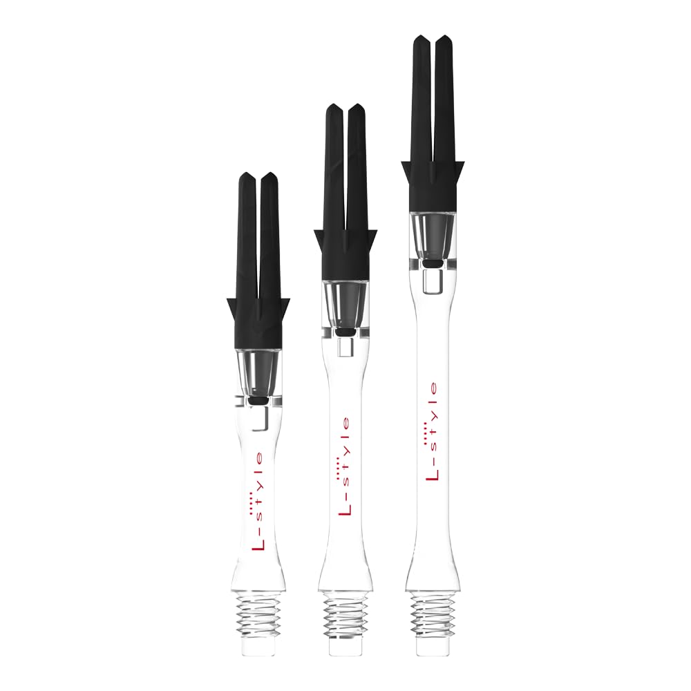 L-style Dart Shaft L-Shaft Carbon SILENT Slim 440 Clear
