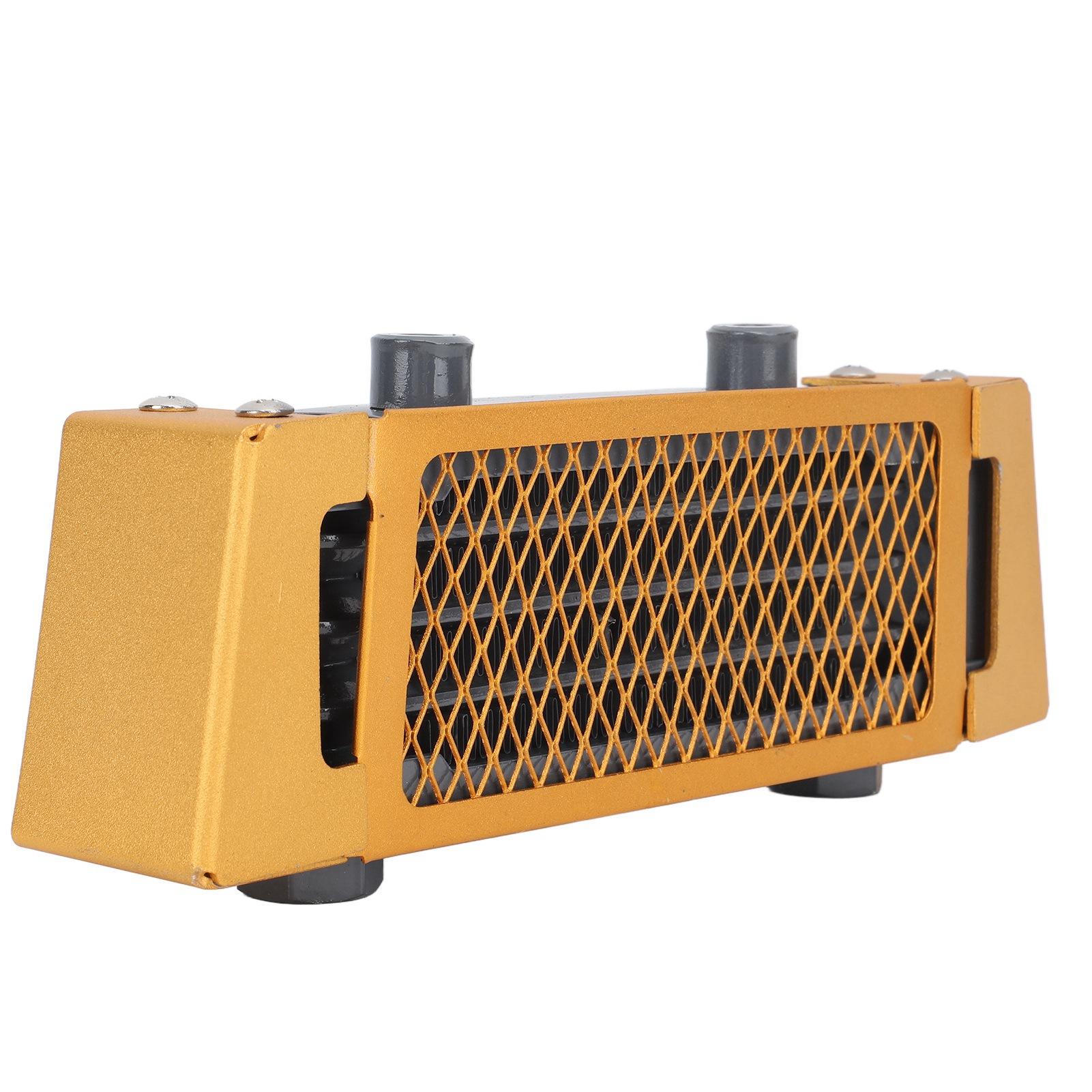 

Motorcycle Oil Cooler Aluminium Effective Engine Oil Cooling Radiator for 50cc to 250cc Motorcycle Dirt Bike ATV
