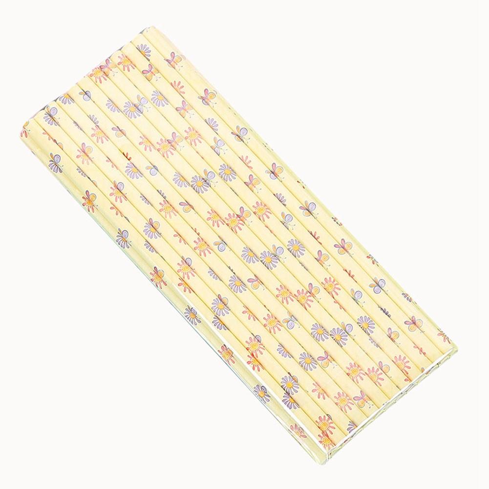 25Pcs/Set Drink Paper Straws Wedding Birthday Party Drinking Straw