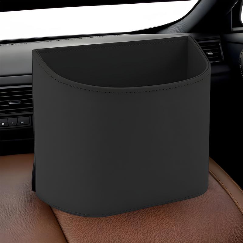Car Trash Can Dangling Car Trash Bin Multifunctional Vehicle Interior Accessories Reusable Sunglasses Holder For Trucks