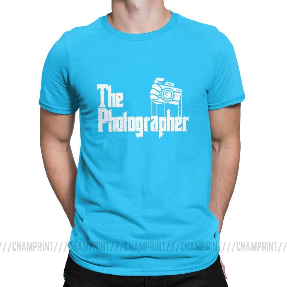 The Photographer T Shirt Men S 100 Cotton Hipster T Shirt O Neck The Godfather Tees