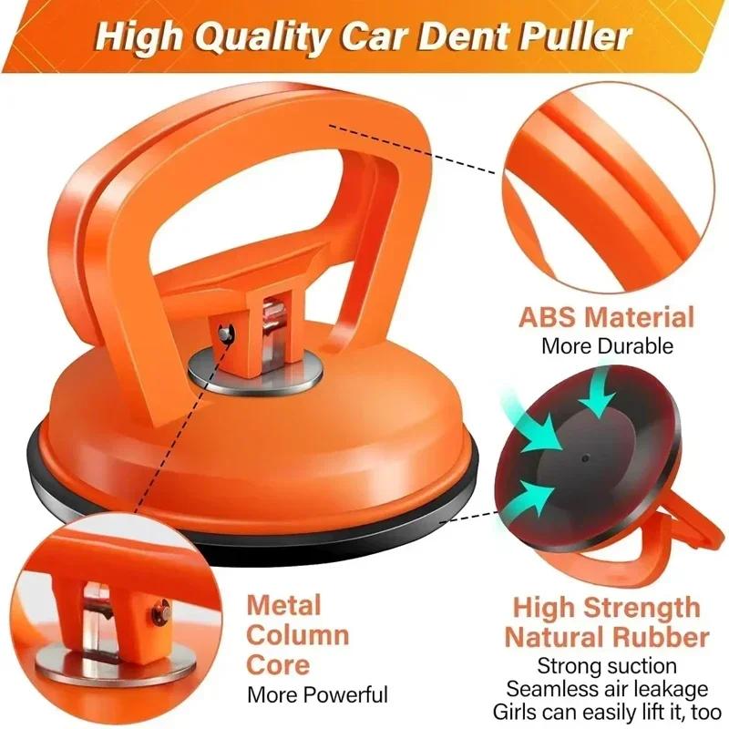 1/2PCS Car Suction Cup Dent Repair Artifacts Universal Black Orange Colors Heavy Duty Suction Cups Auto Paint Dent Repair Tools