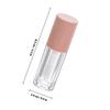 14Pcs Empty Lip Gloss Containers Clear Plastic Tubes for Lip Balm Refillable Smooth Dispensing Portable Compact Design with