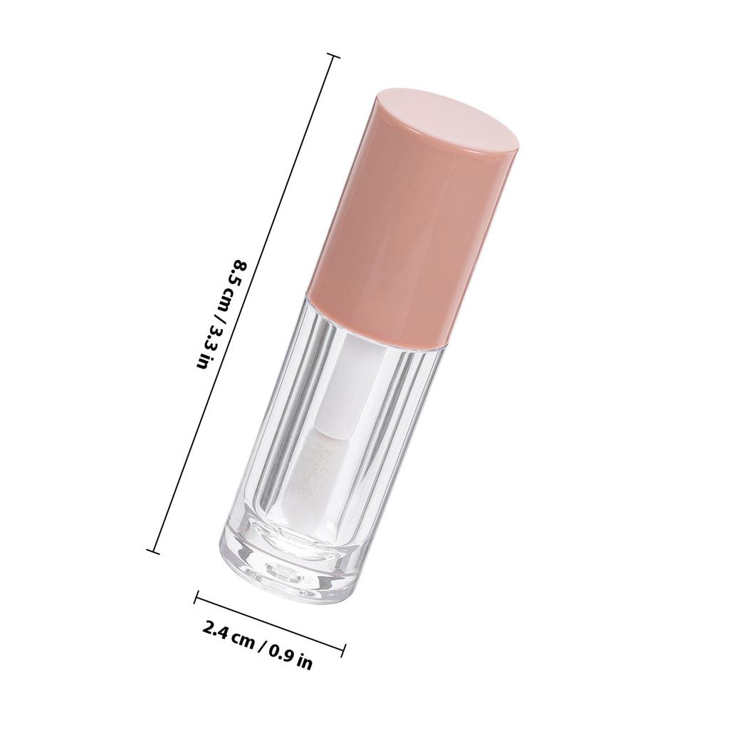 14Pcs Empty Lip Gloss Containers Clear Plastic Tubes for Lip Balm Refillable Smooth Dispensing Portable Compact Design with