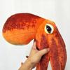 Simulation Orange Oktopus Baby Kinder Kinder Stofftier Plüschtier Für Geburtstagsgeschenk Meerestiere