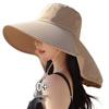 Women's Versatile Sun Hat: UV Protection, Windproof Face Covering, Large Shawl for Cycling and Summer Seaside Activities