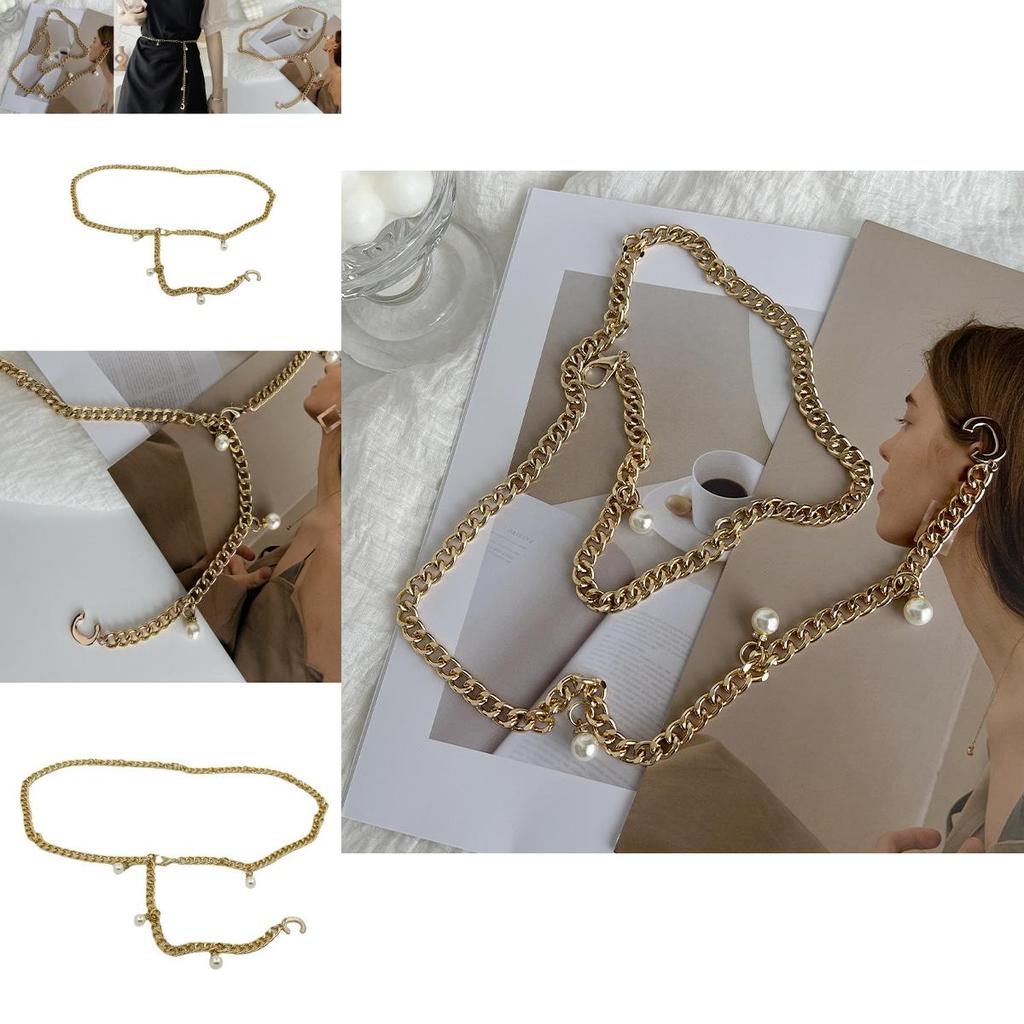 Trendy Summer Gold Metal Chain Waist Belt For Women Ideal For Chic Fashion