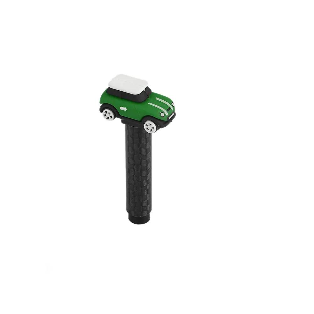 2Pcs Car Door Pin Decorative with Silicone Car-shaped Interior Accessories for BMW Mini Cooper Countryman Clubman F55 F54 F56