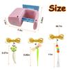 BOOTEELY Interactive Hanging Cat Retractable String RechargeableToys for Indoor Kittens and Bored Adult with 3 Flying Feathers