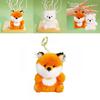 Cute Animal Fox Doll With Polyester Filling For Kids Backpack Accessory
