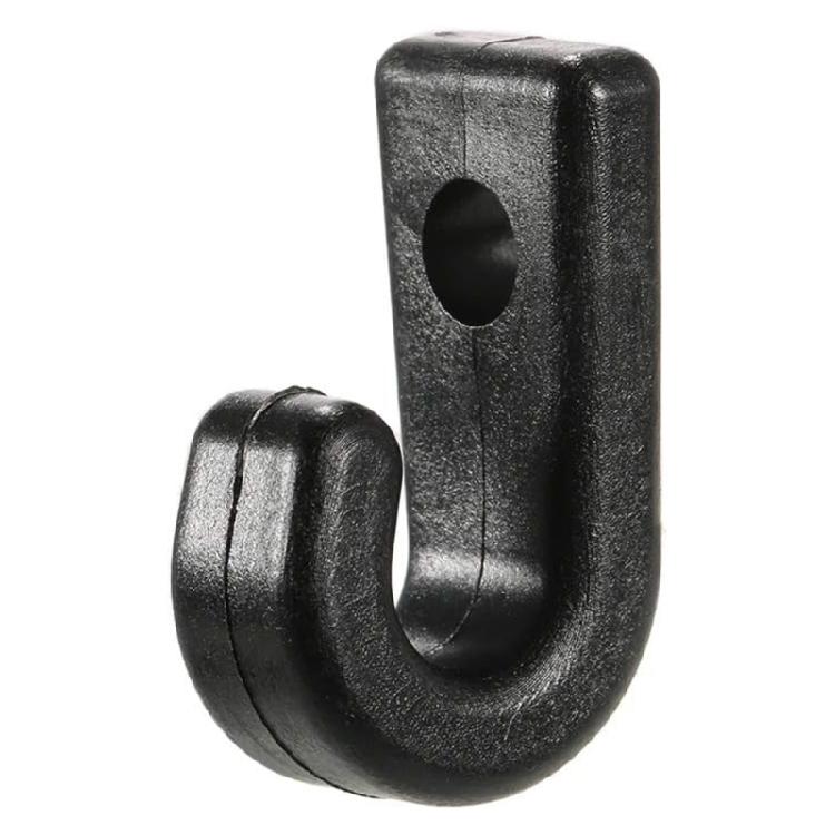 50Pcs Kayak Bungee  Hook Tie Down Hook Kayak Attachments J  Hook for Kayaks Canoes Rowing Boats Easy To Install
