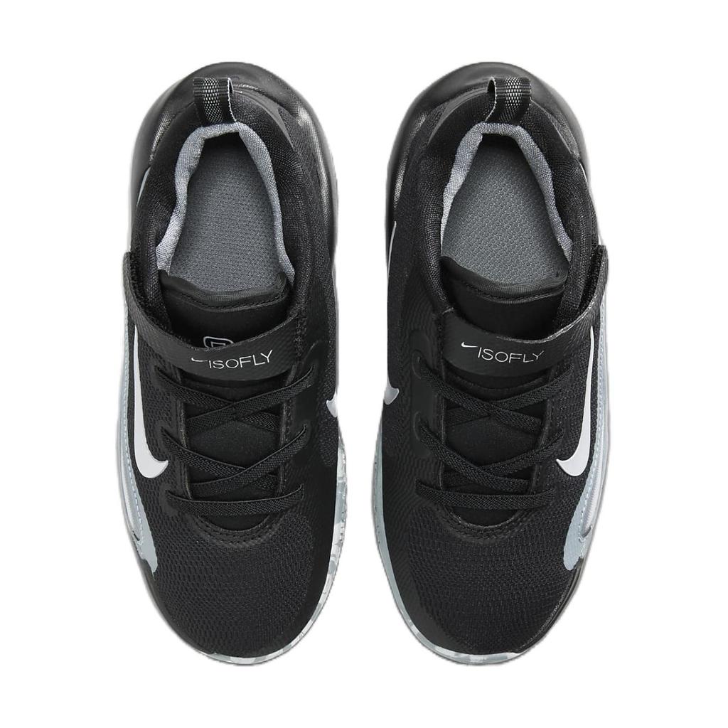 Nike ISOFLY Low Top Children's Basketball Shoes Black Children Aged 3 7 Years Old Kids' FQ7670-001