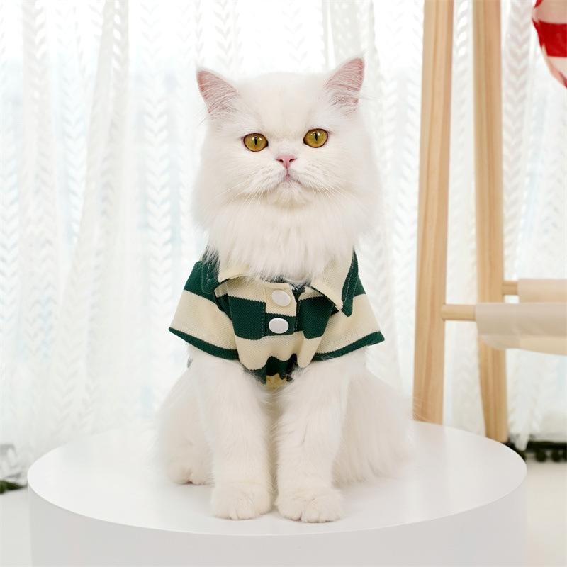 Dog Clothes, Summer Two-legged Teddy Bear Dog French Bullfight Cat Clothes, Thin Cat Pet Clothing Supplies