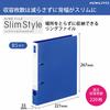 KOKUYO File Ring File Slim Style PP Sheet Cover B5 220 Sheets Blue Fu-URF431B (x 3)
