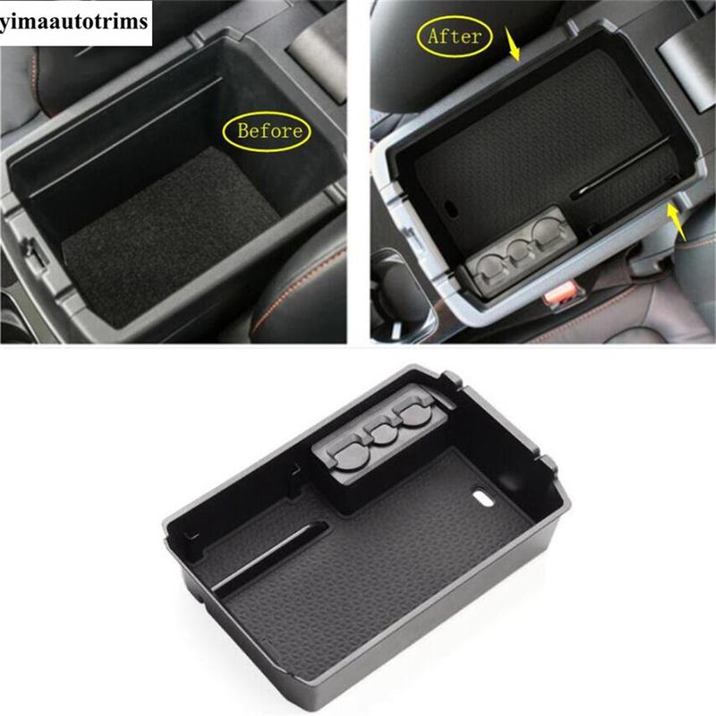 Central Control Armrest Storage Box Container Organizer Phone Holder Tray Accessories For Mitsubishi Eclipse Cross 2018 -
