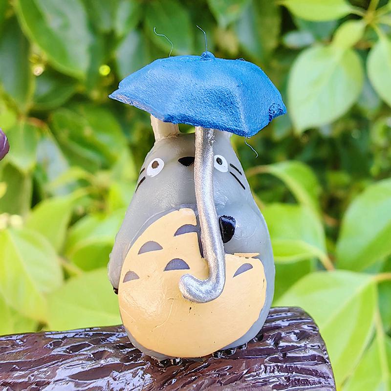 

1 Набор Подарок на День Рождения Аниме Мой Сосед Хаяо Миядзаки Тоторо Фигурка Игрушка Мини Аквариум ПВХ Фигурки Декор Детские Игрушки