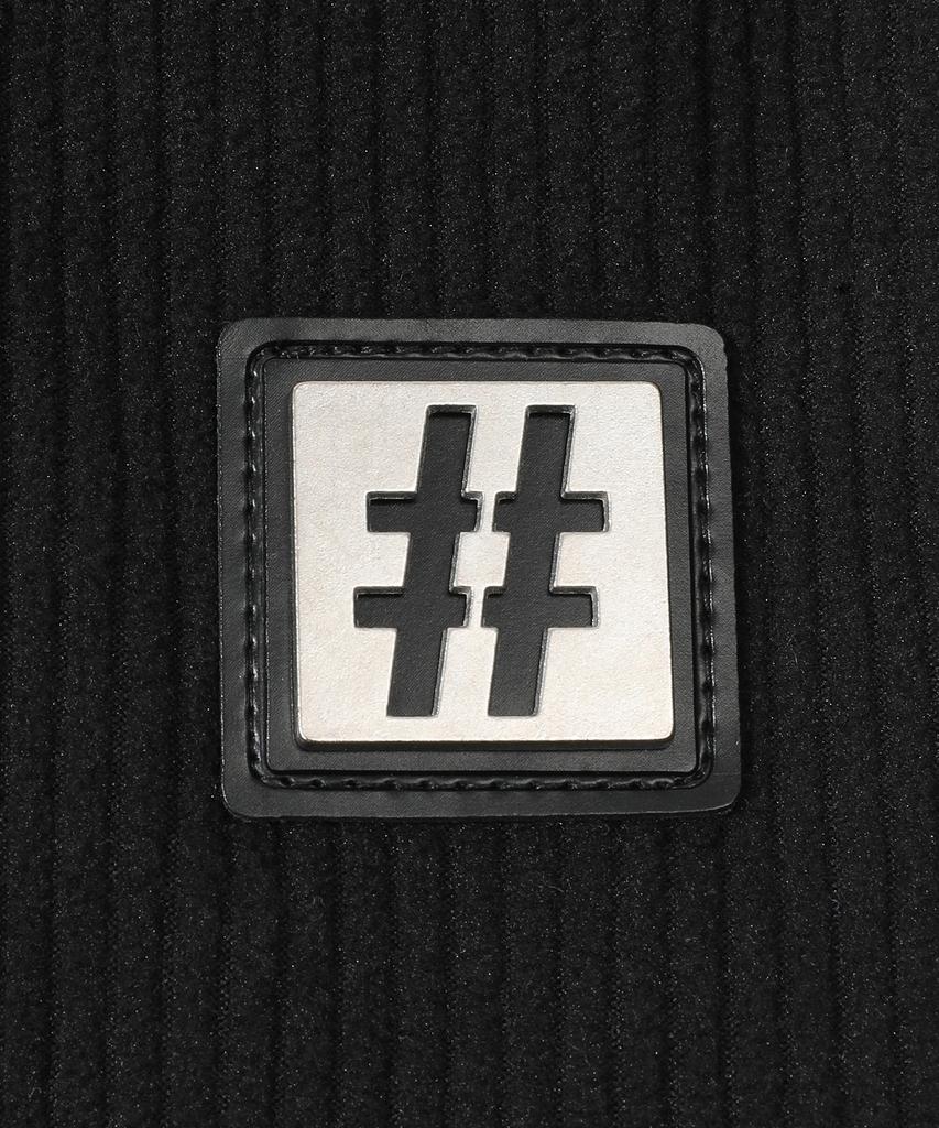 Beentrill Corduroy Fleece Stand Collar Zip-Up (Black)