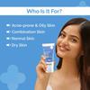 The Derma Co Sali-Cinamide Face Wash Duo 80 Ml X 2 For Oily Combination Skin With Salicylic Acid Niacinamide Care