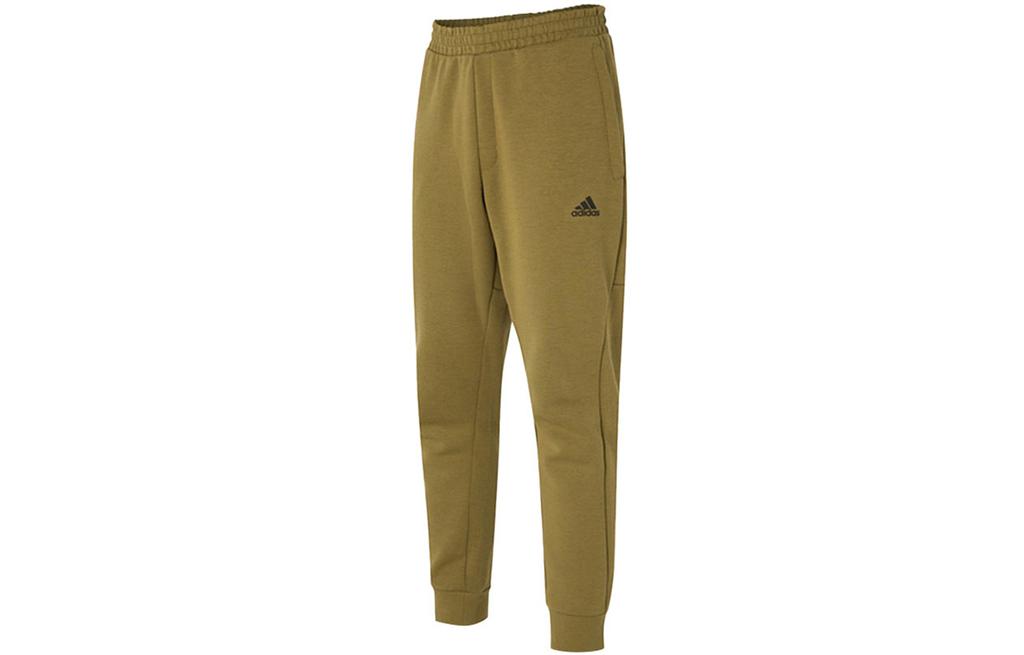Adidas Knitted Sweatpants Men's Olive Moderate Skinny Pants H39225